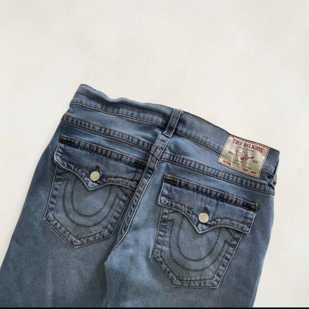 True Religion Men's Denim Jeans with Stitch Detail